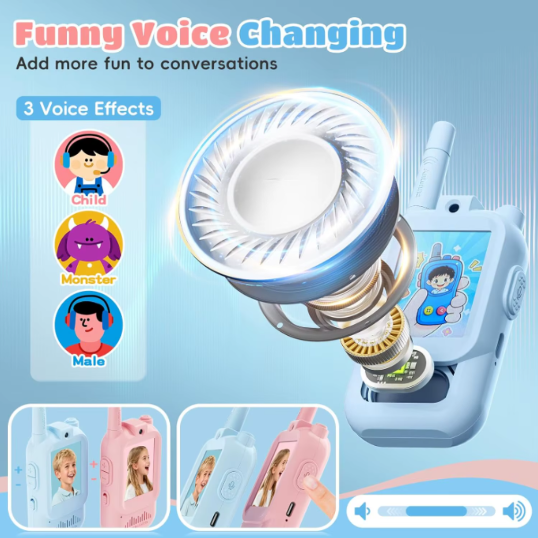 TikoTalks Walkie Talkies para Niños con Videollamada